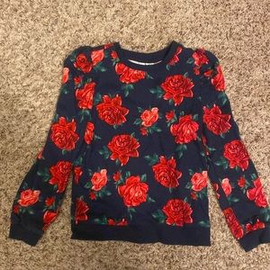 Janie and Jack size 8 rose sweatshirt